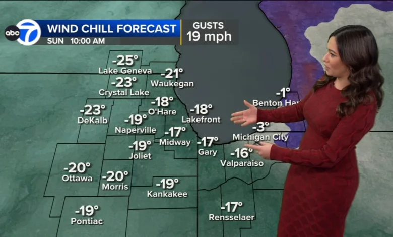 Chicago weather, wind chill today: Cold Weather Advisory issued amid dangerous Chicago wind chill temps for Bears game Sunday