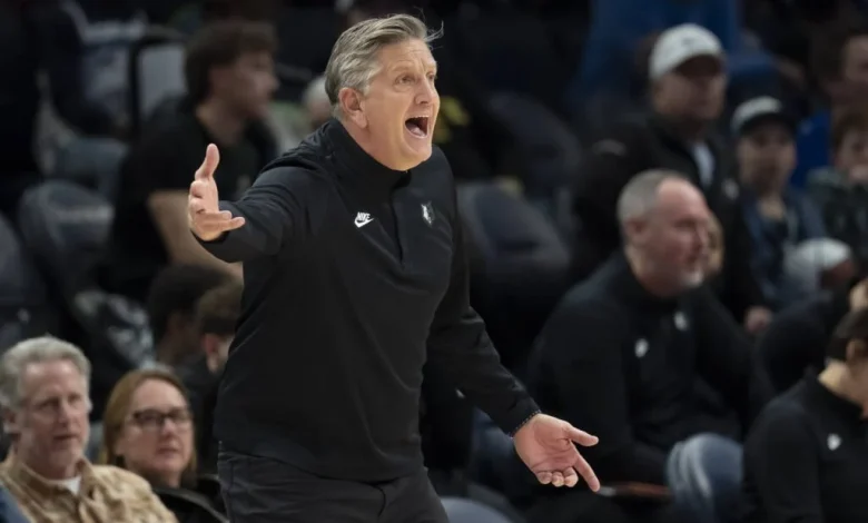 Chris Finch Explodes At Official During The Timberwolves-Grizzlies Game: "Shut The F**k Up, Man. You Just Blew Two Calls."