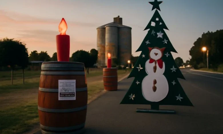 Christmas Magic In Colbinabbin With QR Code Carol Trail