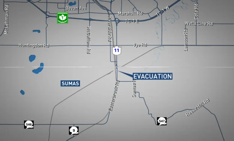 City of Sumas sounds flood siren, advises residents to leave for safety