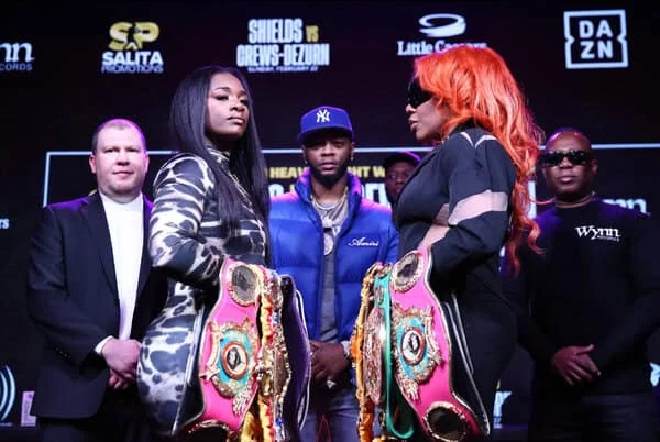 Claressa Shields And Franchon Crews Set The Tone In New York Ahead Of Historic Undisputed Heavyweight Clash