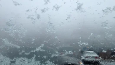 Clearing skies Sunday night as another cold front enters the DC area