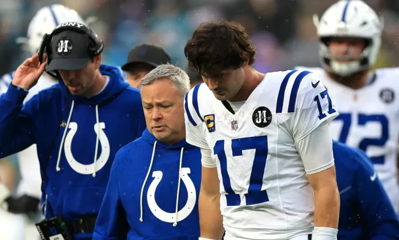Colts QB Daniel Jones leaves game vs Jaguars with injury to other leg