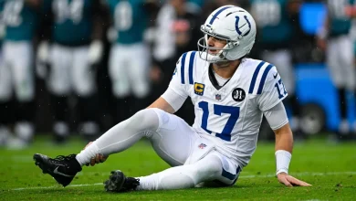 Colts QB Jones suffers Achilles injury, ruled out