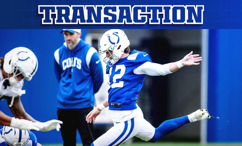 Colts waive K Michael Badgley
