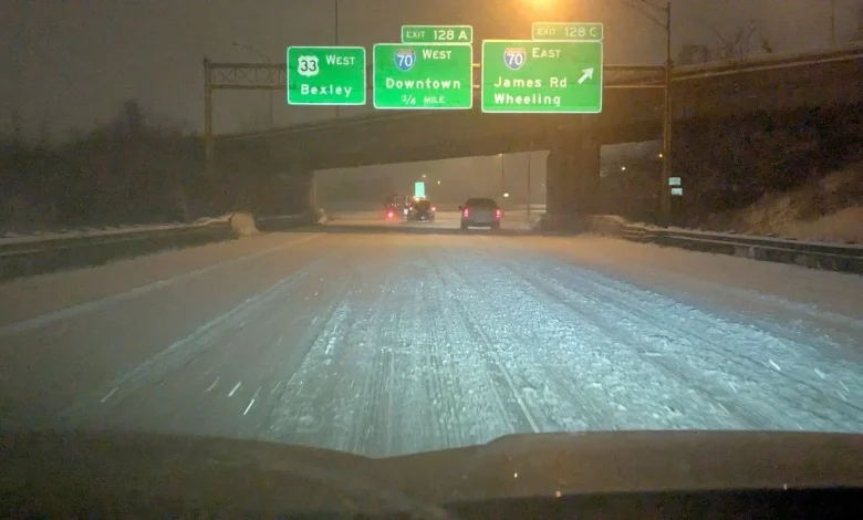 Columbus Weather: Icy spots and flurries with a brisk wind on Friday