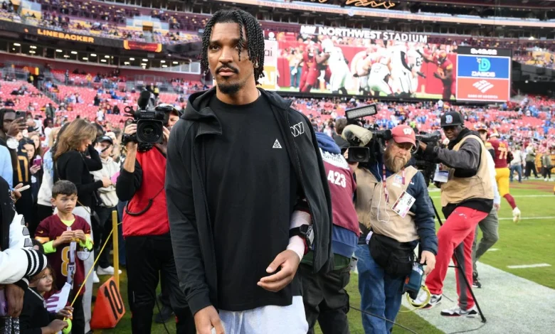 Commanders' Jayden Daniels returns to practice but is unlikely to face Broncos