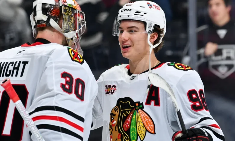 Connor Bedard scores for 3rd straight game, Blackhawks hold off Kings 2-1