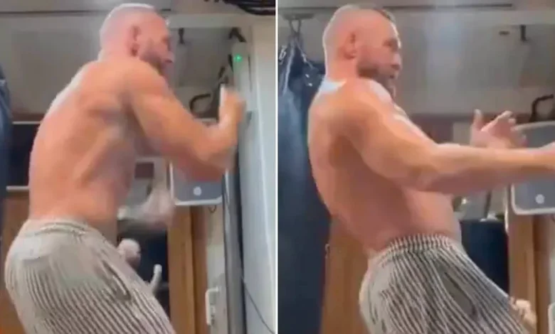 Conor McGregor's viral training video sparks huge reaction as CUFC legend hael Sonnen weighs in