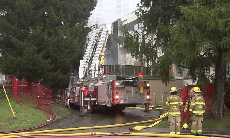 Coquitlam RCMP investigating suspicious fire in unoccupied building