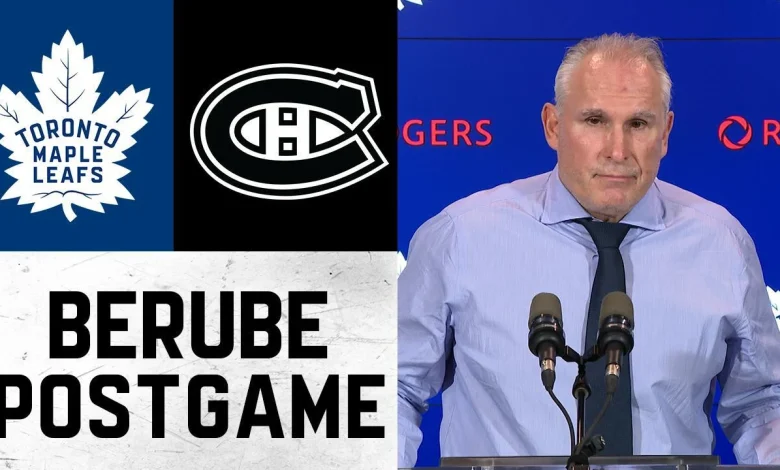Craig Berube | Post Game vs Montreal Canadiens | December 06, 2025