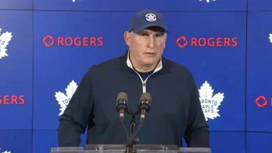Craig Berube on whether surgery is a possibility for Chris Tanev: "I don't believe that's an option right now... Just have to be patient and wait for the results (of his assessment)"