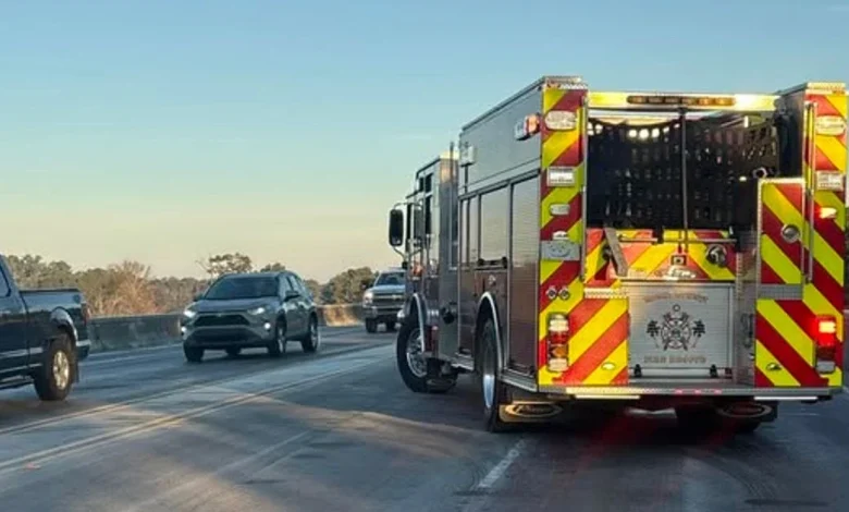Crash on Hwy 544 bridge, 1 hospitalized
