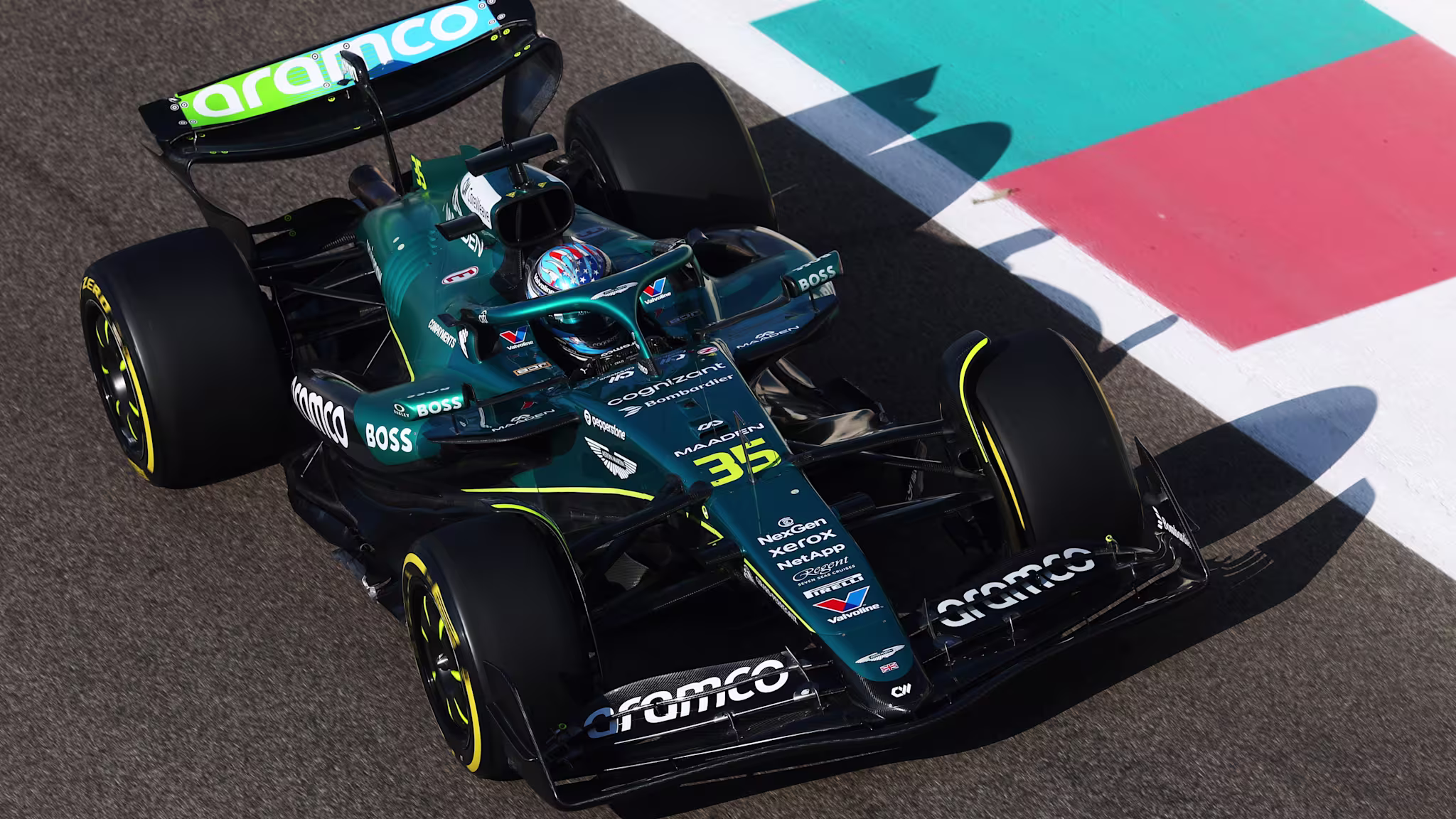 Crawford sets the pace at Abu Dhabi post-season test