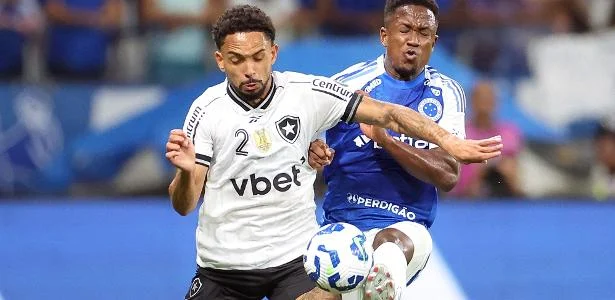 Cruzeiro toma gol no fim, empata com Botafogo e garante vice do Palmeiras