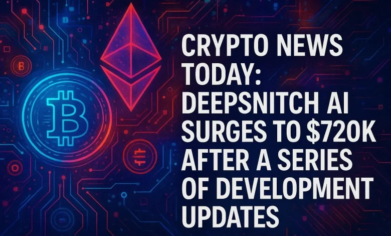 Crypto News Today: DeepSnitch AI Surges to $720K After a Series of Development Updates, BlackRock Applies for a Staked Ether ETF