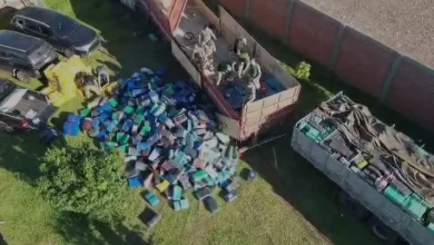 Cuarenta policías de Canindeyú serán sumariados luego de la mega incautación de marihuana