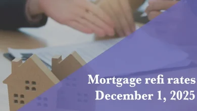 Current refi mortgage rates report for Dec. 1, 2025