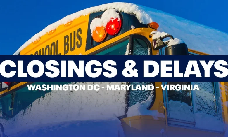 DC, Maryland, Virginia closures & delays: Several school districts respond to winter weather