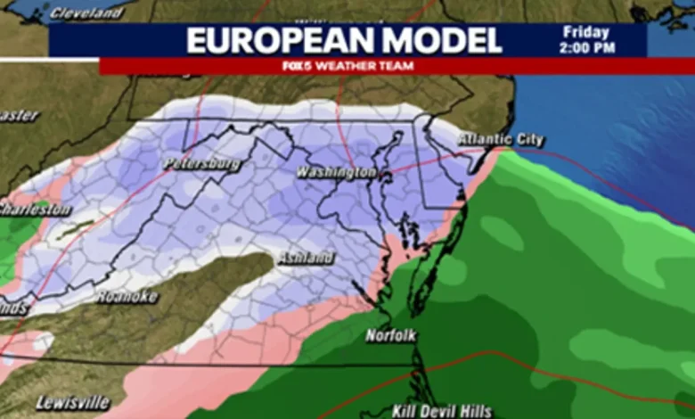 DC weather: Could more snow hit the DMV this week?