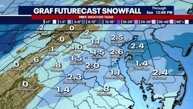 DC weather: Snow likely Saturday night into Sunday; region gripped by bitter cold temperatures