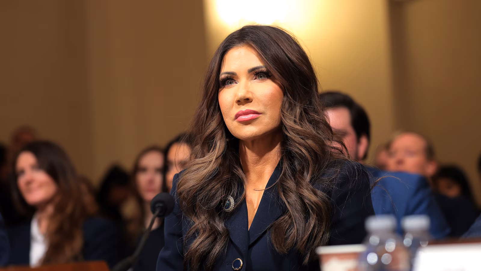 DHS Secretary Kristi Noem confronted about veteran in contentious hearing over deportations