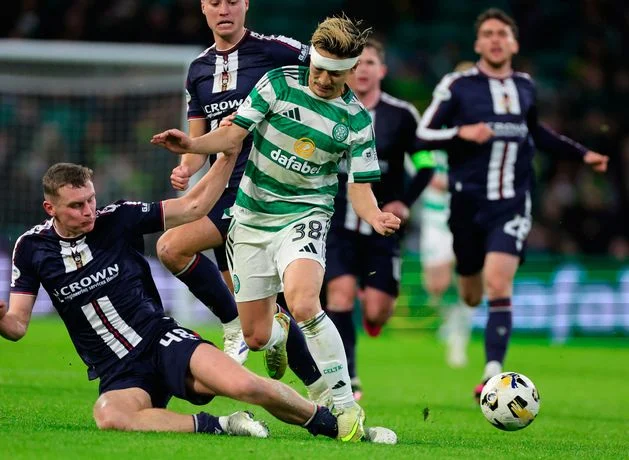 Daizen Maeda earns Celtic victory at Dundee as Hearts and Rangers are held