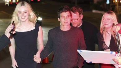 Dakota Fanning, Elle Fanning & Boyfriend Gus Wenner Enjoy a Night Out Together at ‘Marty Supreme’ LA After Party