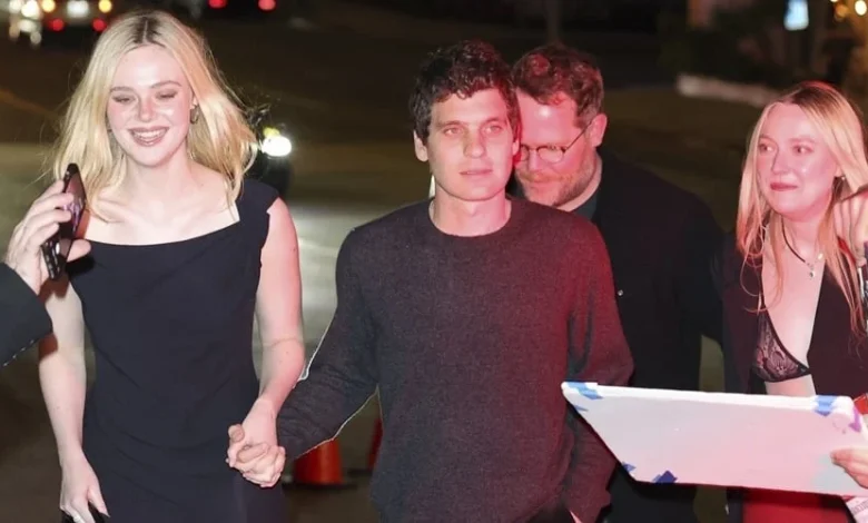 Dakota Fanning, Elle Fanning & Boyfriend Gus Wenner Enjoy a Night Out Together at ‘Marty Supreme’ LA After Party
