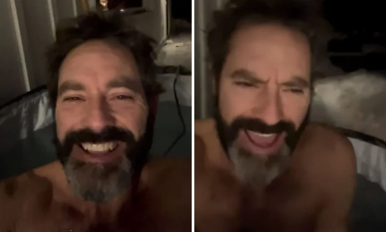 Dans un bain de glace, Guillaume Lemay-Thivierge s’adresse à ses fans