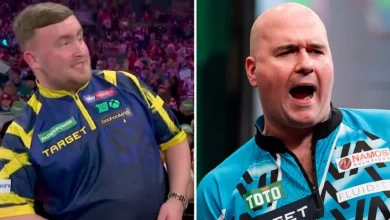 Darts LIVE: Luke Littler attacked on stage as star booed by Ally Pally
