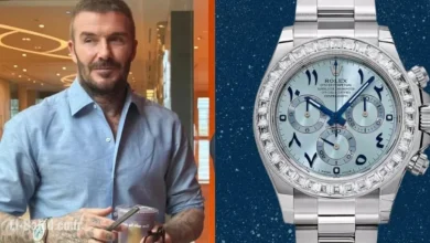 David Beckham Dons £250k Platinum Rolex, Crafted from Rare Metal