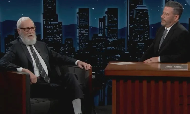 David Letterman Praises Jimmy Kimmel's Role in Defending Democracy During Late-Night Appearance