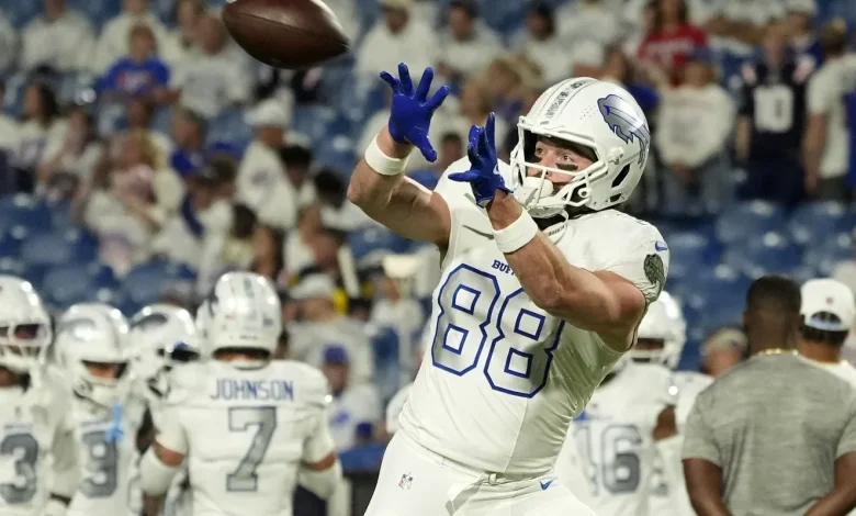 Dawson Knox Fantasy Hub: Week 14 Injury Update, Start 'Em/Sit 'Em Advice, Points Projection, and Weather Impact