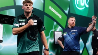Debutant Charlie Manby, 20, pulls off World Darts Championship's biggest upset