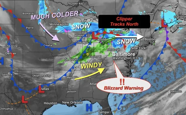 December 10 Blizzard Warning For The Mountains While Windy Rain For Most Colder Winds And Weekend Snow Still On