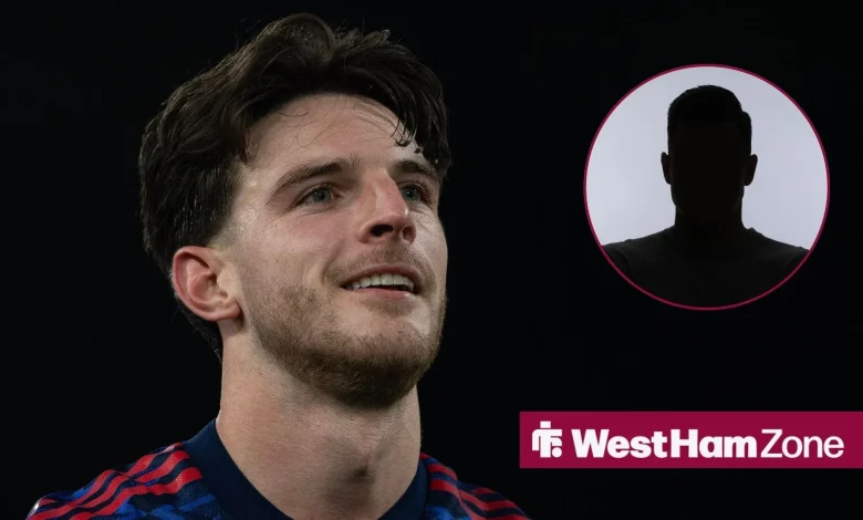 Declan Rice spotted with striker who West Ham really want to sign in January