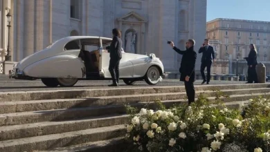 Dee Devlin arrives at Vatican church ahead of wedding to long-time partner Conor McGregor