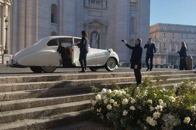 Dee Devlin arrives at Vatican church ahead of wedding to long-time partner Conor McGregor