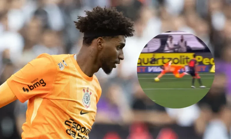 Defesa milagrosa de Hugo Souza impede gol de bicicleta de Matheus Pereira em Corinthians x Cruzeiro