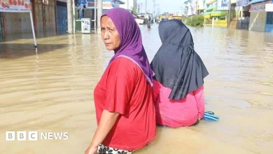 Desperate hunt for food and water as Indonesia floods death toll rises to 502