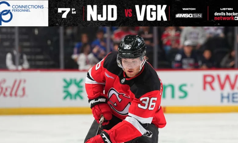 Devils Finish Homestand Against Vegas | PREVIEW