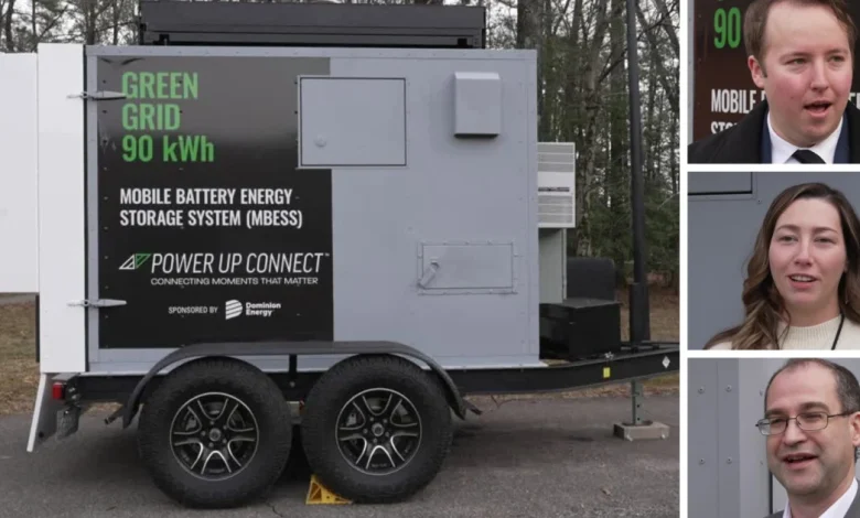 Dominion Energy employees invent mobile solar generator