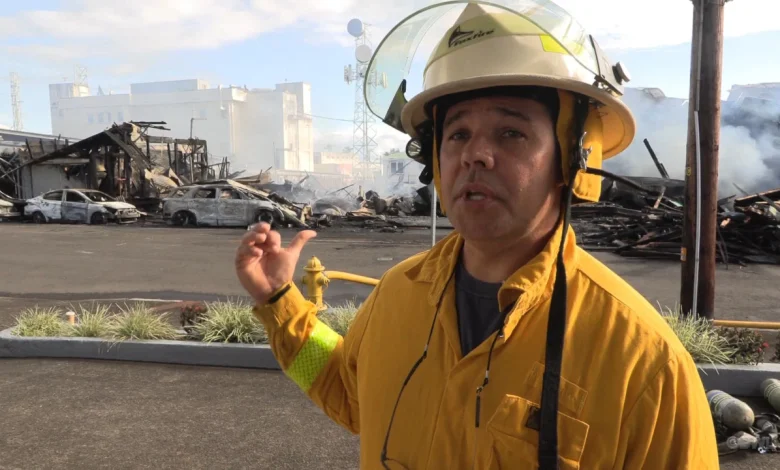 Downtown Hilo Buildings Destroyed In Fire