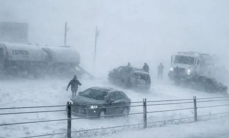 Driver recounts QEII snowstorm pileup between Calgary and Airdrie