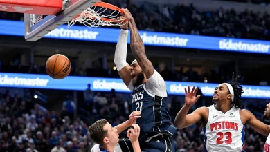 Duncan Robinson inury: Detroit Pistons wing exits vs Dallas Mavericks