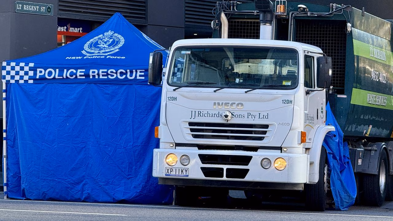 E-bike rider killed in garbage truck crash