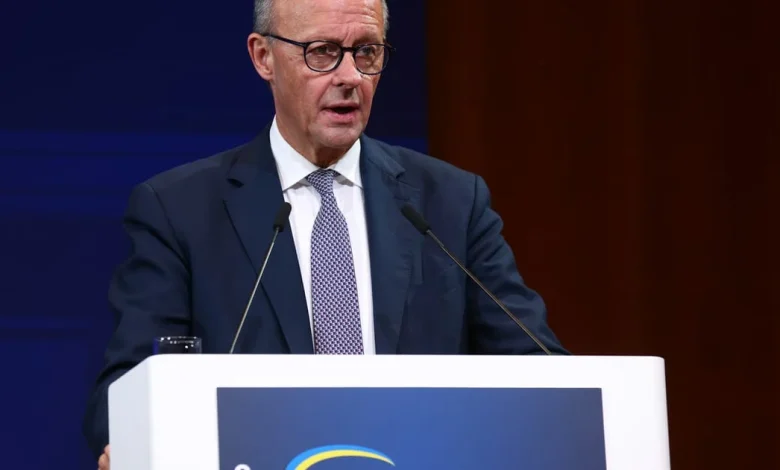 EU will be ‘severely damaged for years’ if assets plan fails, says Germany’s Merz