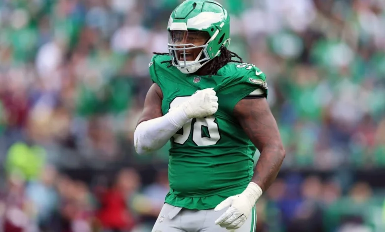 Eagles DT Jalen Carter undergoes procedure on both shoulders, out vs. Chargers: Source