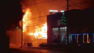 Early morning fire shuts down Patten’s Main Street